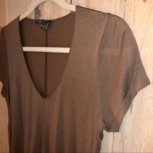 VINCE V NECK SHORT SLEEVED T SHIRT